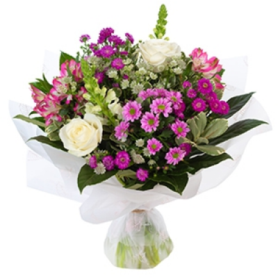 Hello - Say hello in style with this fabulous hand tied. Why not take the opportunity to be spontaneous and surprise them today with a stunning flower delivery by their local florist.
