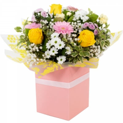 Ray of Sunshine - Flowers to put a smile on her face. Let her know you’re thinking of her with this beautiful collection of florist fresh flowers, perfect for the occasion.
