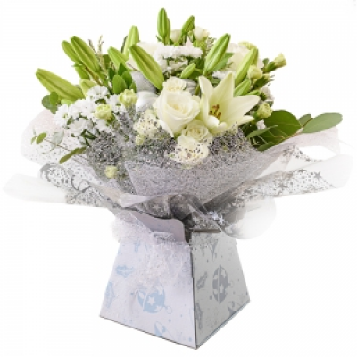 Ava - Stunning hand tied in whites and creams suitable for any occasion. 
