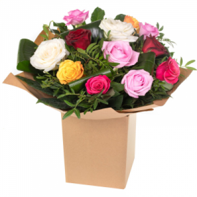 Sweet Romance
 - A bouquet of mixed beautiful roses is sure to create a lasting impression.
